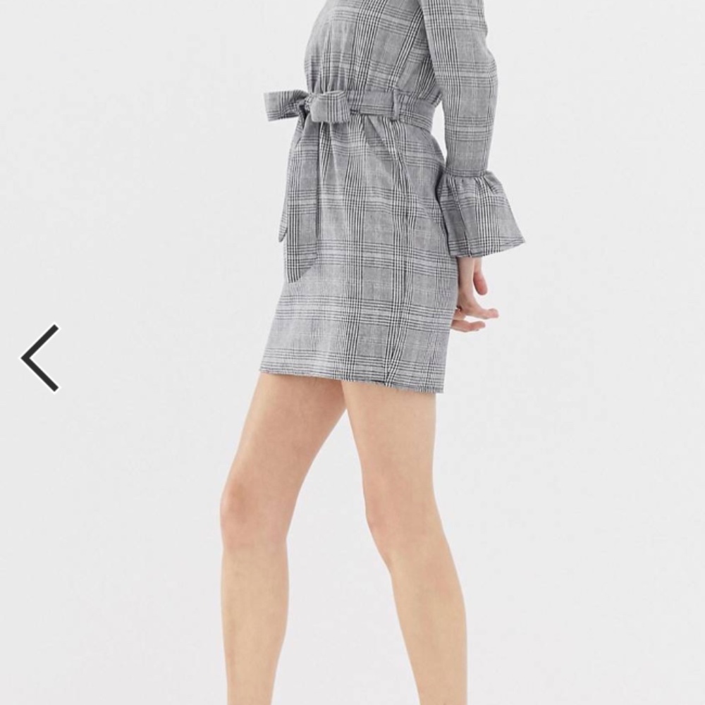 ASOS I Chic Mini Parisian Check Dress